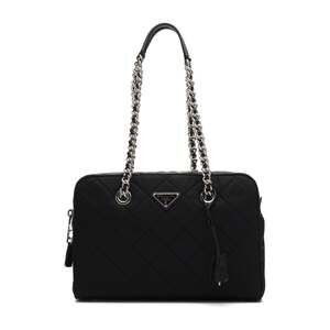Prada Black Tessuto Nylon Quilted Shoulder